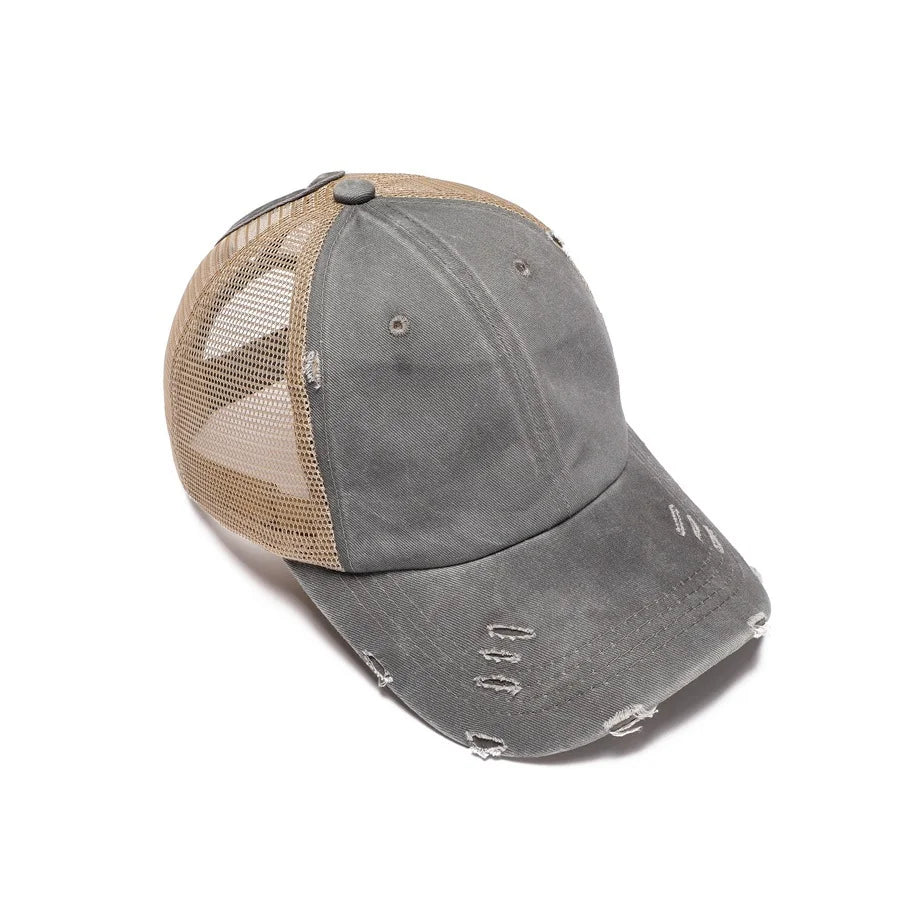 Ponytail Baseball Cap – Breathable Quick-Dry Sun Hat