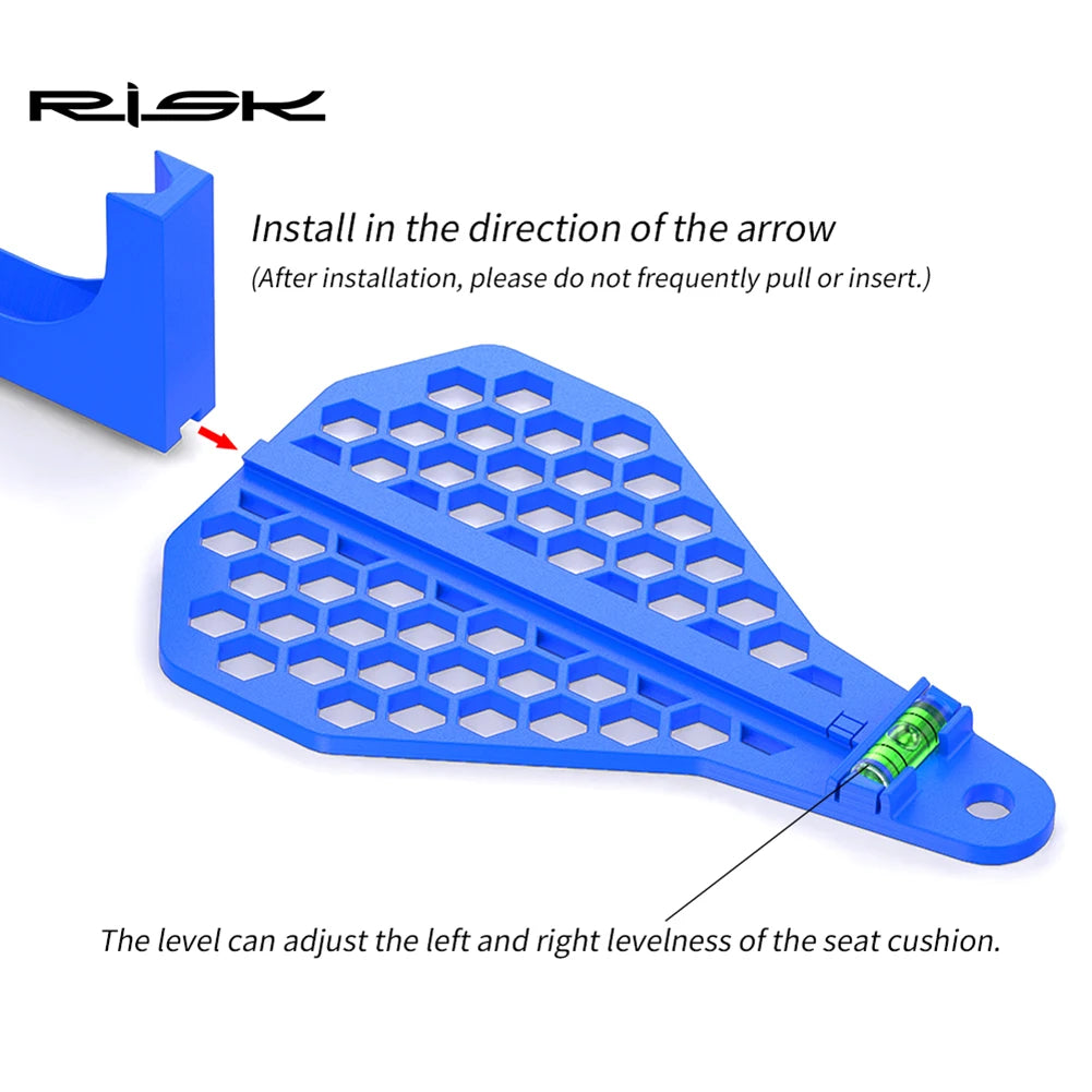 Bike Saddle Seat Cushion Horizontal Angle Measuring Tool Bicycle