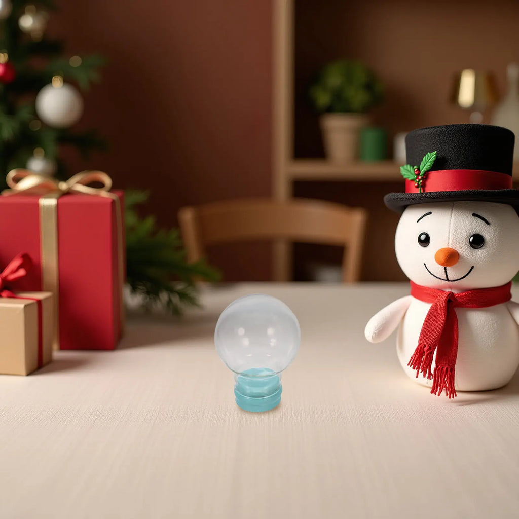 Transparent Empty Glass Snow Globe Dome Thickened Design DIY