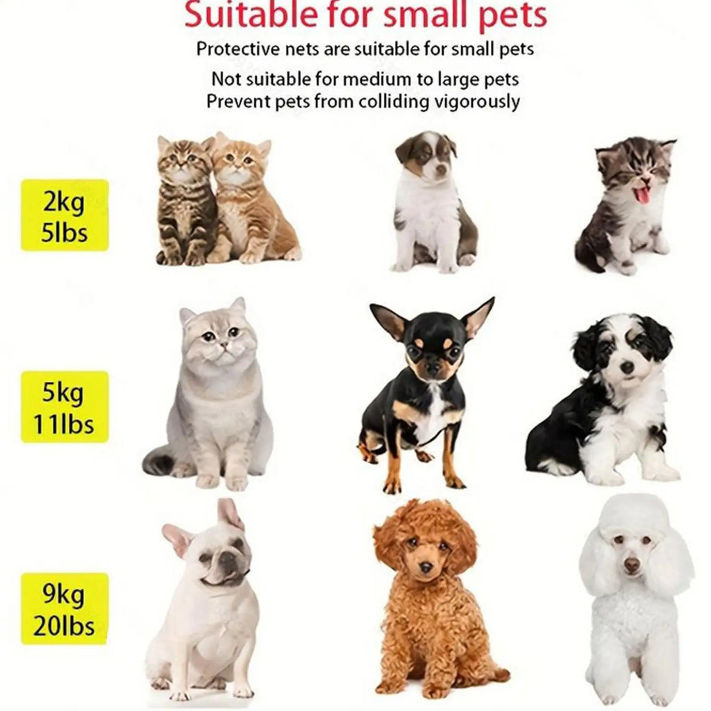 Retractable Pet Gate Childproof Net Indoor Mesh Fence Dogs Kitten