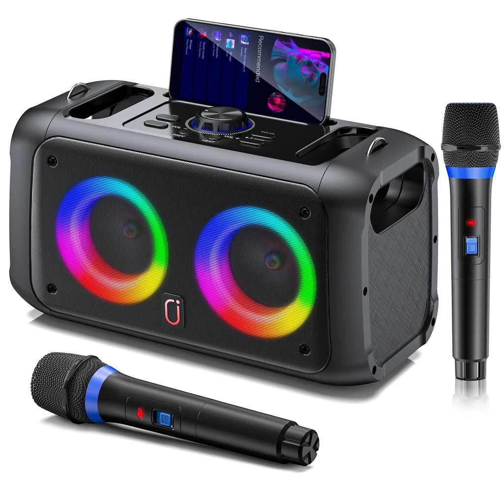 T22 Portable Bluetooth Speaker Led Light Outdoor Dual Wireless