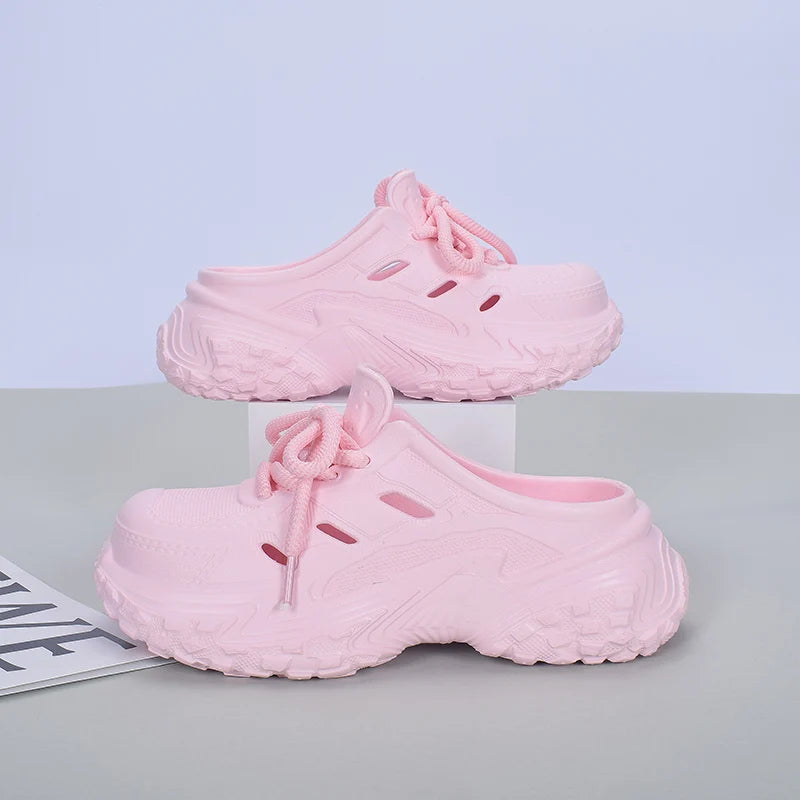 2025 Summer Fashion Breathable Chunky Sneakers Women EVA Non Slip