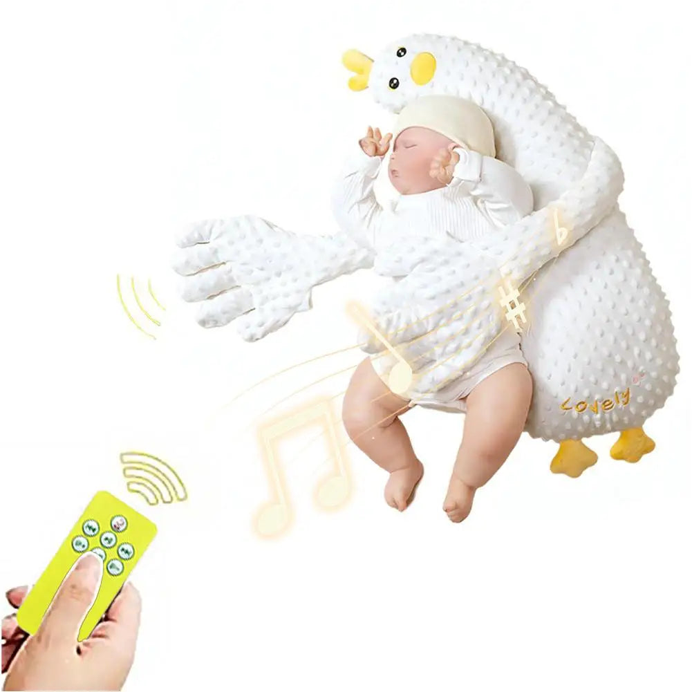 Baby Sleeping Pillow for Newborn Patting Doll with Soothing Palm Remote Control Electric Baby Hand Pillow Soothing Palm Patting Zpaxo F