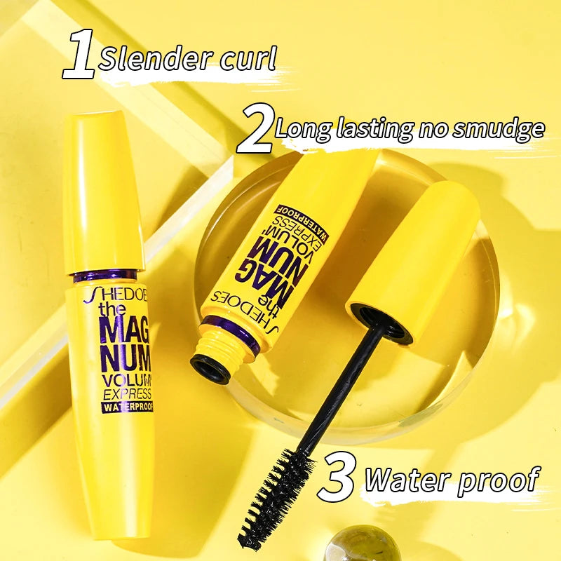 Curly Waterproof Mascara Durable Anti Smudge Natural Eye Makeup