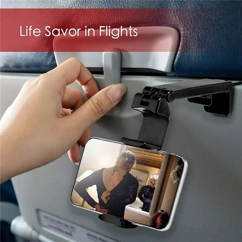 Airplane Phone Holder Stand Cell Mobile Portable Travel Mount Desk Zpaxo