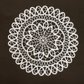 20cm Crochet Lace Placemat – Vintage Cotton Table Coaster Mat