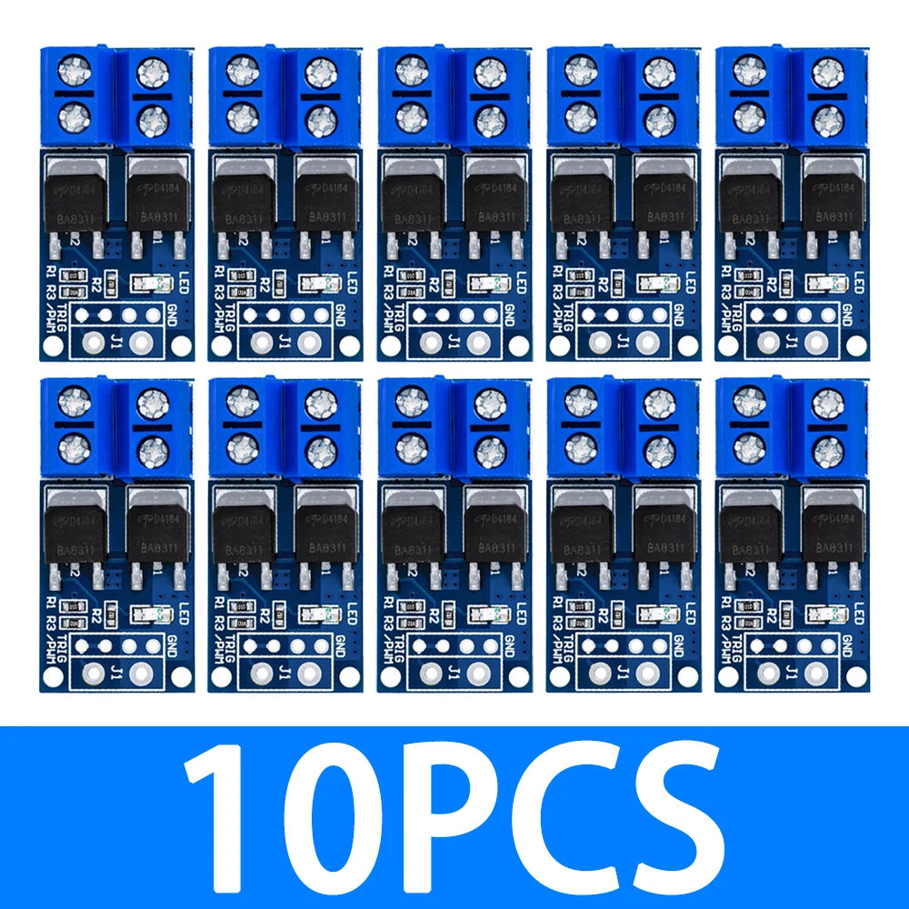 400W Power MOSFET Control Module 15A Capacity PWM Speed Regulation Zpaxo 10pcs