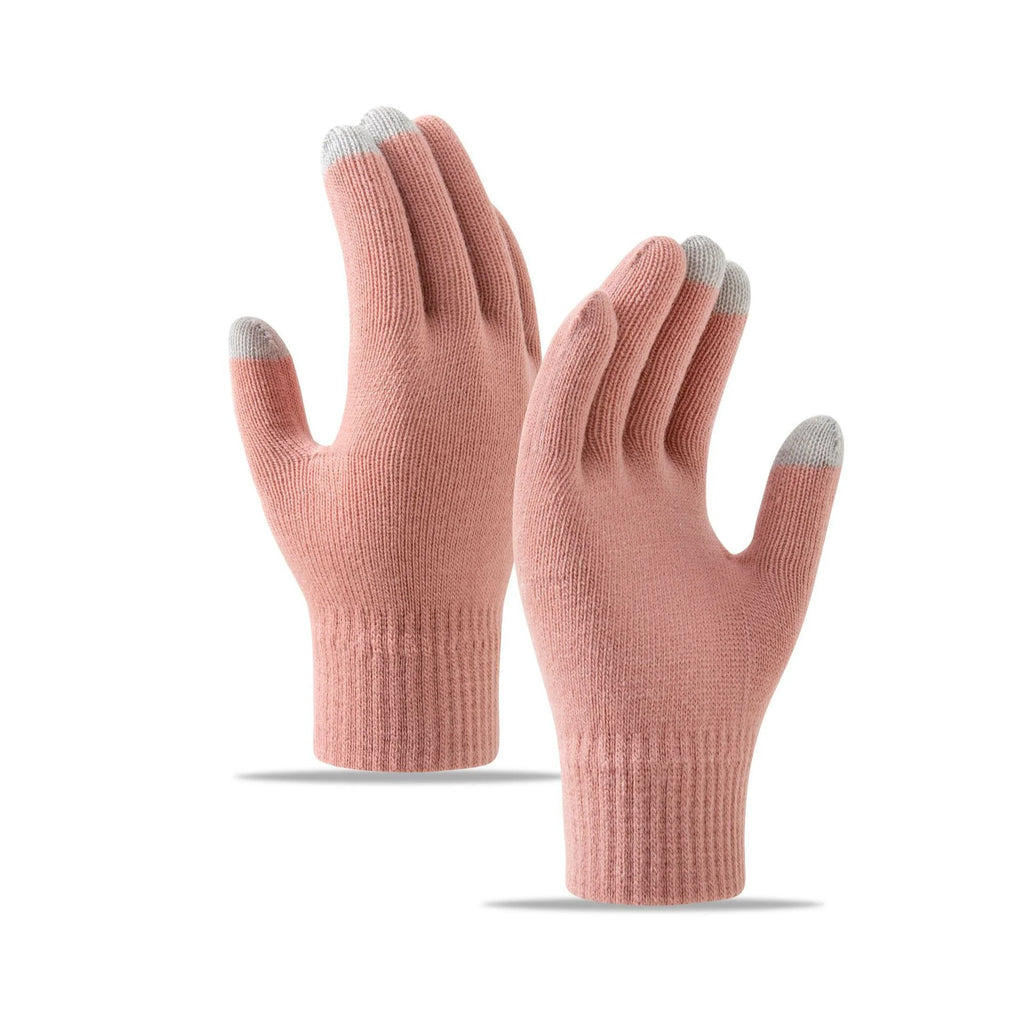 Unisex Knit Touch Screen Winter Gloves – Cycling & Skiing