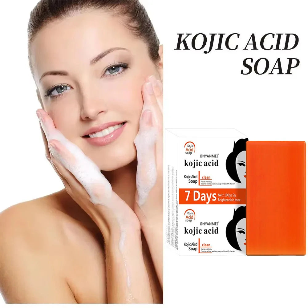 SADOER Kojic Acid Whitening Soap – Brighten & Deep Cleanse Kojic Acid Soap Zpaxo