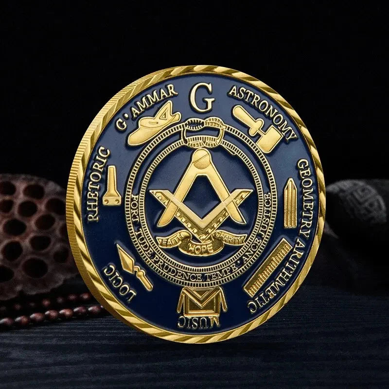 U S Commemorative Coins Freemasonry Medals Metal Badges Collectible