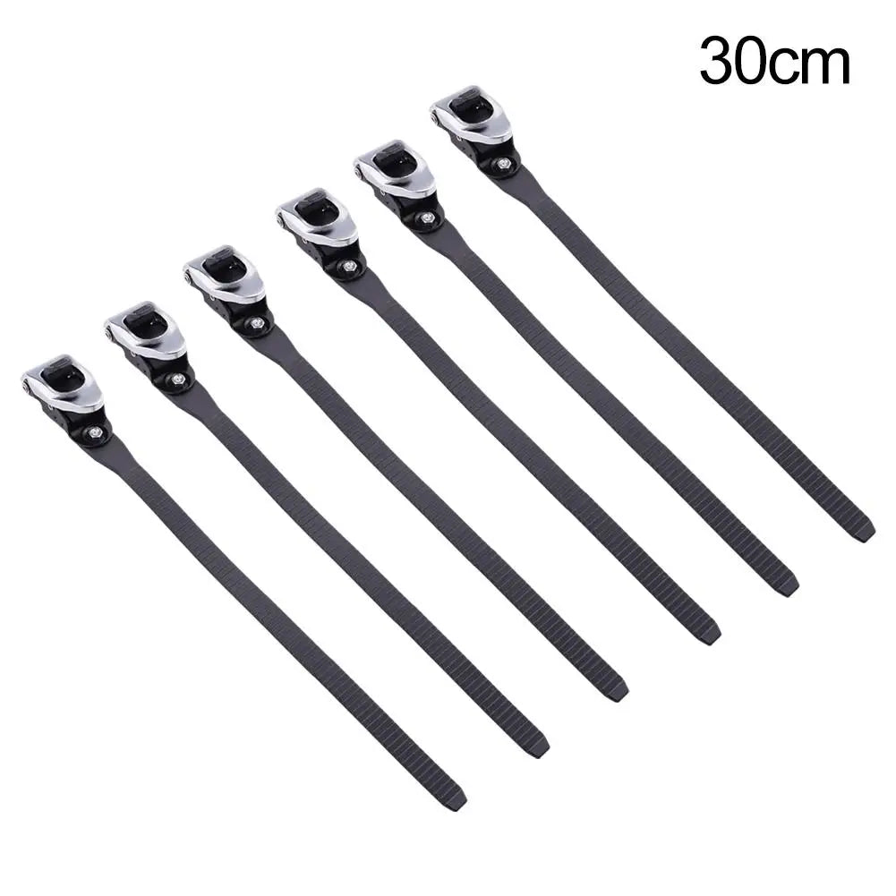 Heavy-Duty Grip Lock Ratchet Straps | Adjustable & Reusable Ratchet Tie-Down Straps Zpaxo 6PCS 30CM