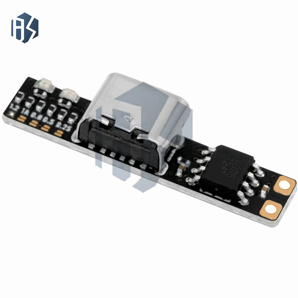 Ultra Mini Type-C Charging Board, 3.7V to 4.2V 1A Charger Module for Ternary Lithium Battery Zpaxo
