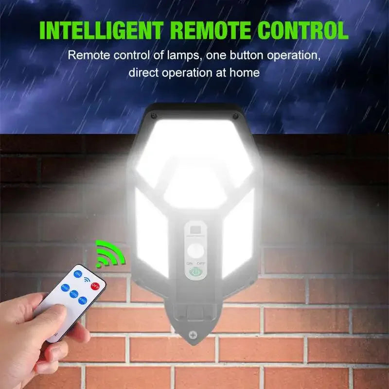 8000LM Solar Outdoor Wall Light – 55 LED Motion Sensor Lamp Solar Outdoor Light Zpaxo