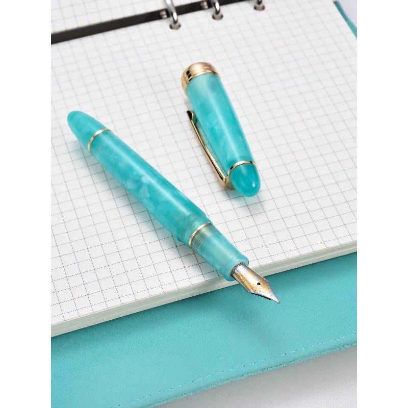 Kai ge lu 356 Fountain Pen Acrylic Gold Nib Business Comfortable Writing Stylish Stationery Gift Zpaxo
