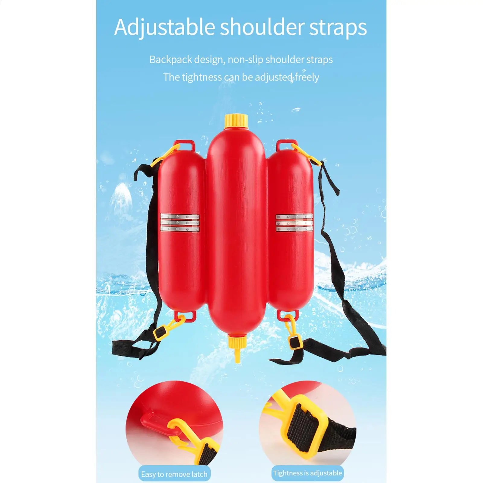 Water Soaker Firefighter Backpack Design Role Play Activity Kids Zpaxo