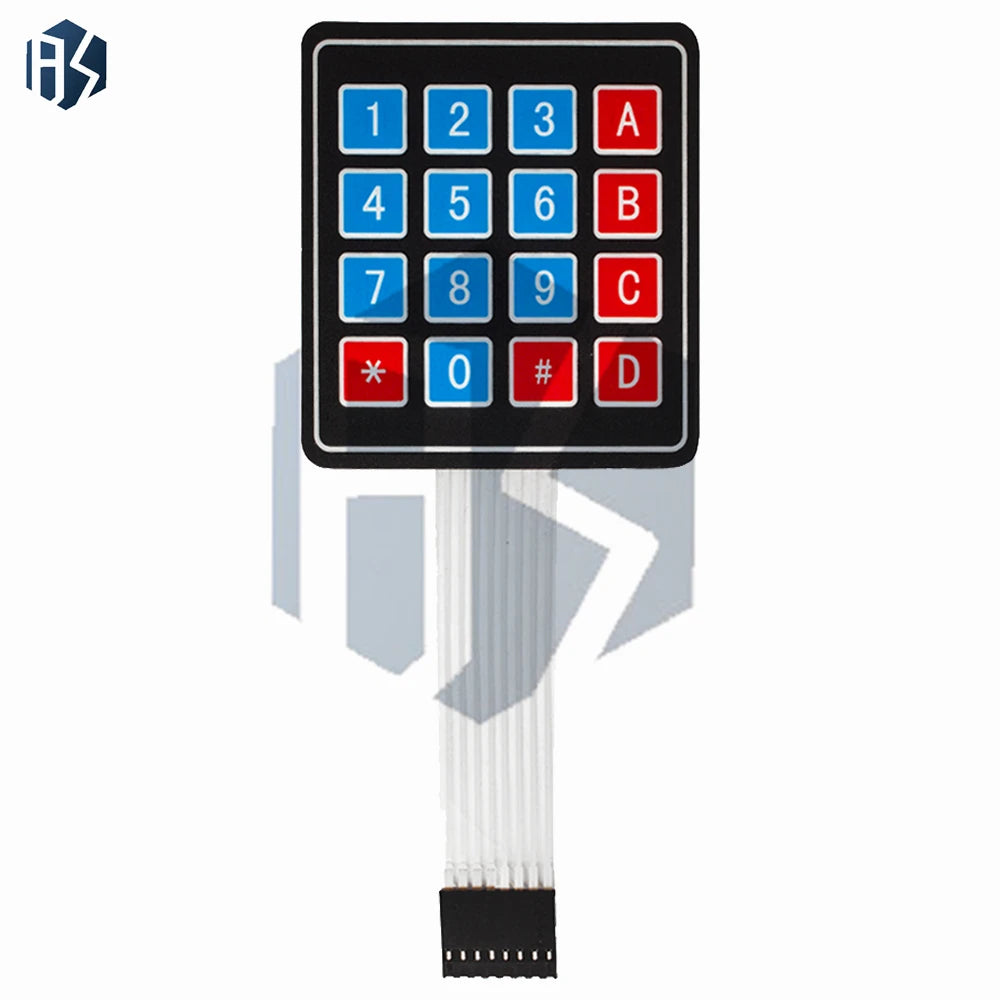 4x4 16 Keys Membrane Keypad Module Matrix Keyboard Compatible Arduino Zpaxo