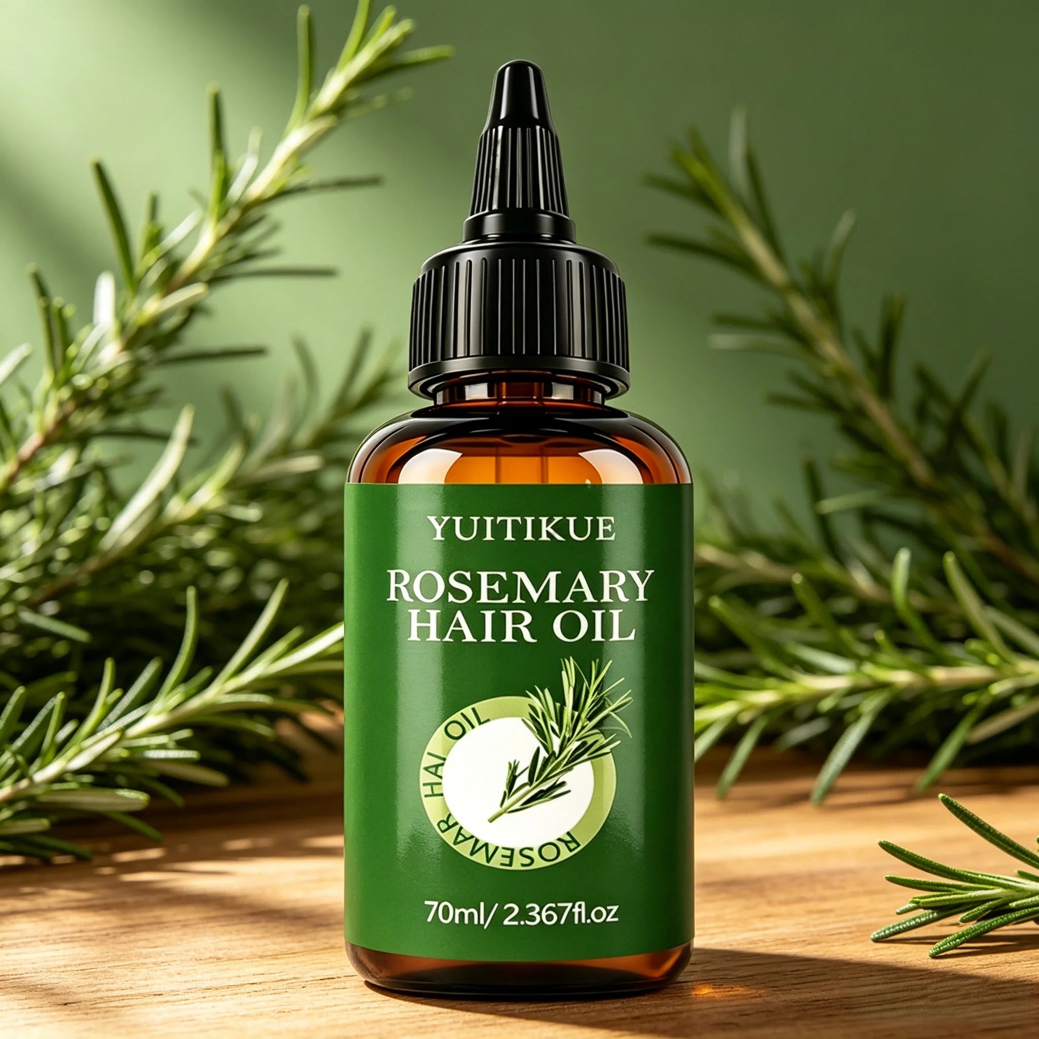 YUITIKUE Rosemary Hair Oil – Nourish Scalp & Reduce Breakage Rosemary Hair Oil Zpaxo 1pc