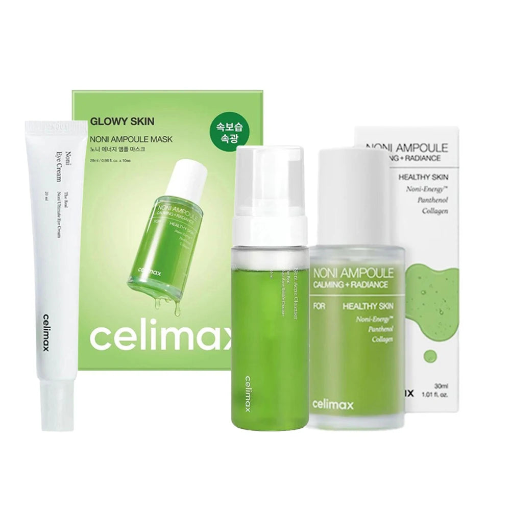 Celimax Noni Extract Korean Skincare Set – Anti-Wrinkle & Hydrating Korean Skincare Set Zpaxo SET B