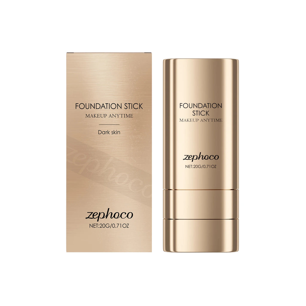2-in-1 Foundation Stick Uneven Skin Tone Lightweight Adherent Zpaxo