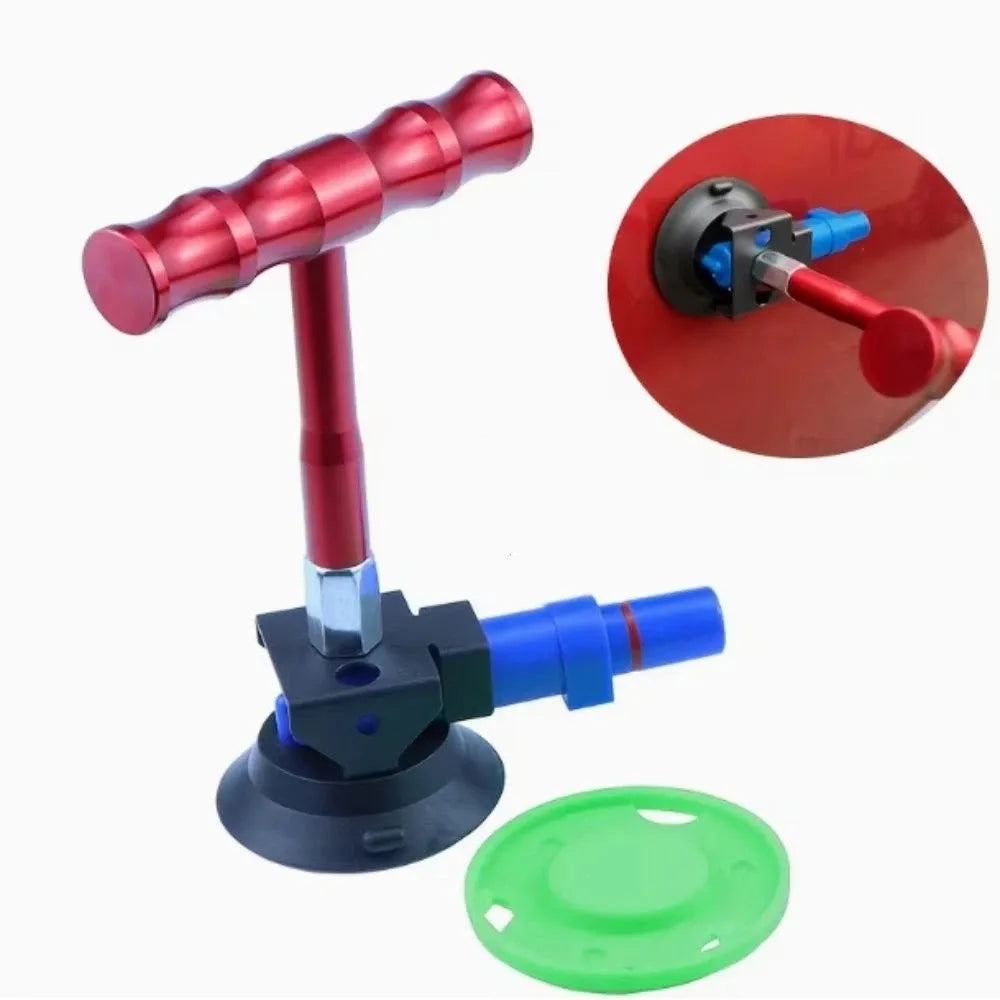 T-Type Handle Car Dent Repair Aluminum Handle Strong Suction Cup Dent Repair Tool Parts Repair Leveling Tool Dent Puller Zpaxo