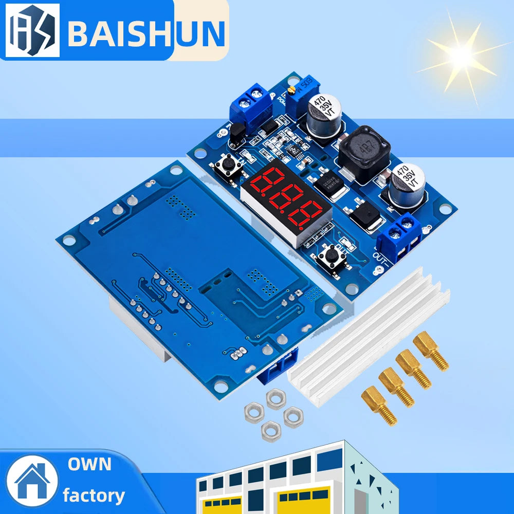 LTC1871 100W Boost Converter Module Digital Voltmeter 3-35V Input 3 Zpaxo Default Title
