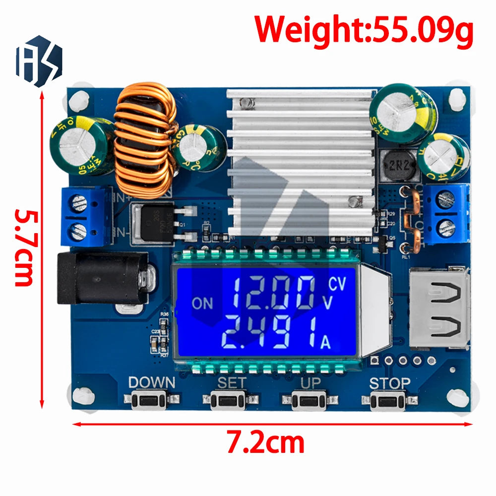 DC-DC DC 5-30V 0 6-30V 4A 35W Step Up Down Boost Buck CC CV Regulated Zpaxo