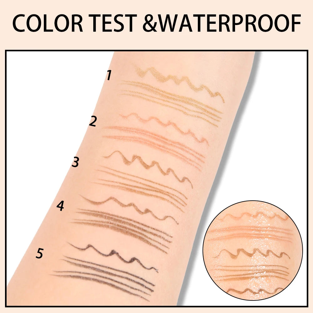 Double Ended Eyebrow Pencil Quick Shaping Waterproof Sweat Proof Zpaxo