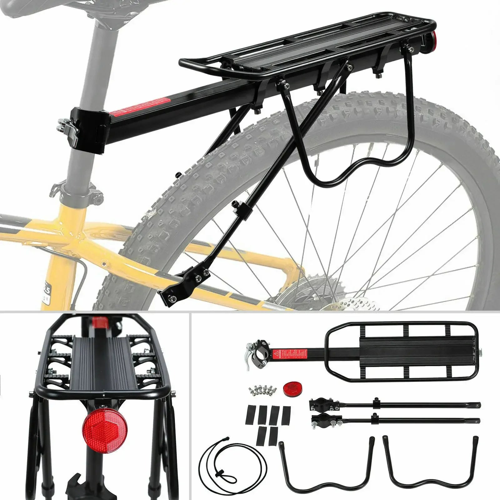 MTB Outdoor Equipment Bicycle Rear Luggage Cargo Rack Alloy Tailstock