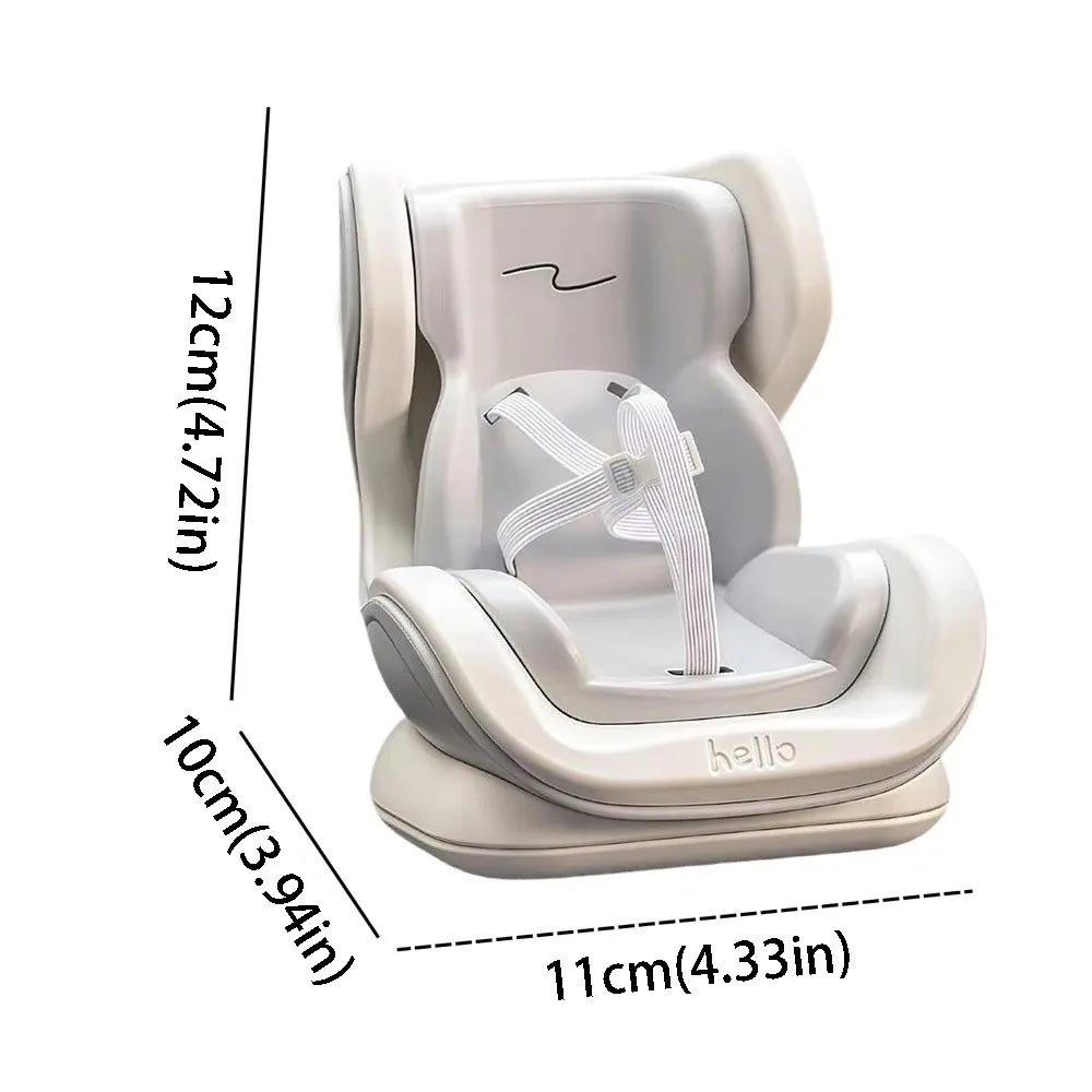 Cartoon Design Car Doll Safety Seat Mini 4 Styles Plush Material Zpaxo Style B