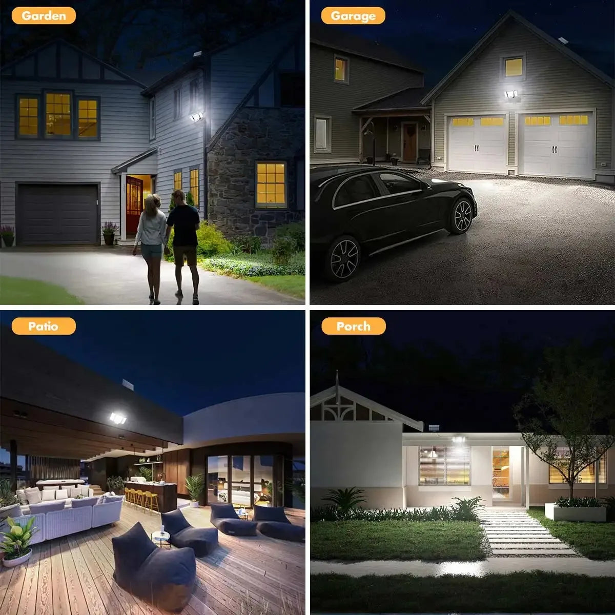 Solar LED Lights Outdoor Motion Sensor Bright Powered Security Remote Zpaxo