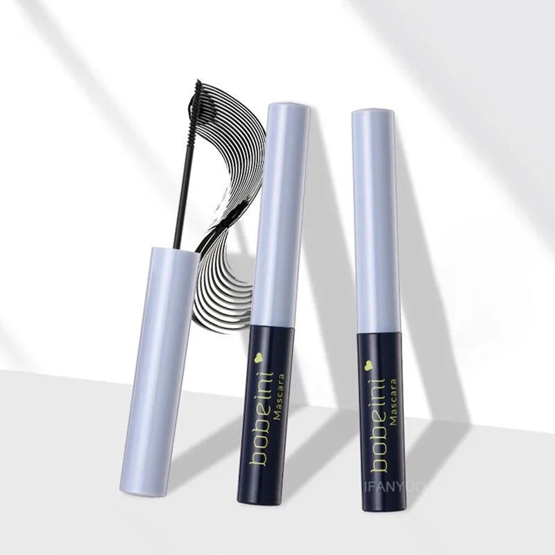Silk Fiber Matte Mascara Ultra-Fine Brush Waterproof Lengthens Eyelashes Long Curl Thick Black Brown Curling Fast Dry Mascara Zpaxo