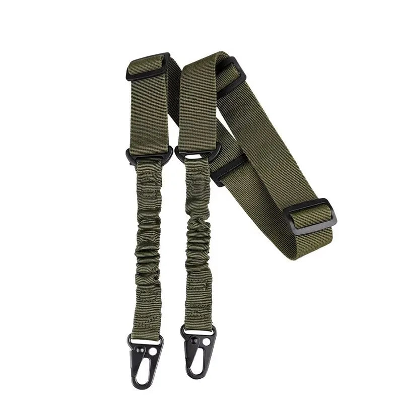 Tactical 2-Point Gun Sling Canvas Shoulder Strap – Rifle Belt