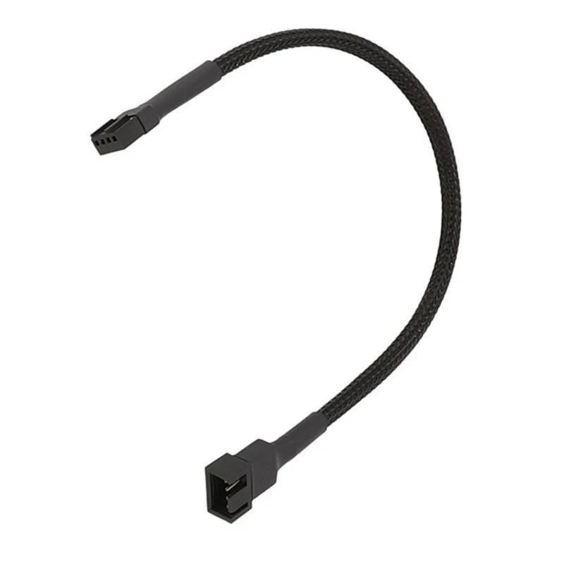 652F 4 Pin PWM CPU Fan Wire Connectors Adapter Computer Extension Zpaxo