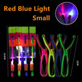 New 50/30/10/5/1Pc Amazing Light Toy Arrow Rocket Helicopter Flying LED Light Toys Party Fun Best Gifts Rubber Band Catapult Zpaxo DGHJ 10PCS