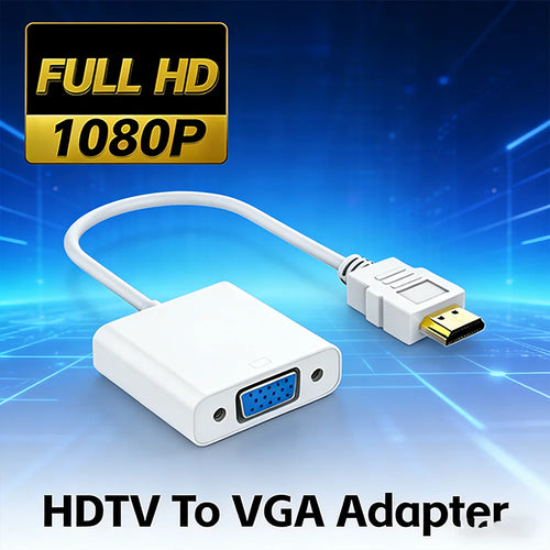 1080P HDMI to VGA Adapter Cable – Male to Female Converter HDMI VGA Adapter Zpaxo