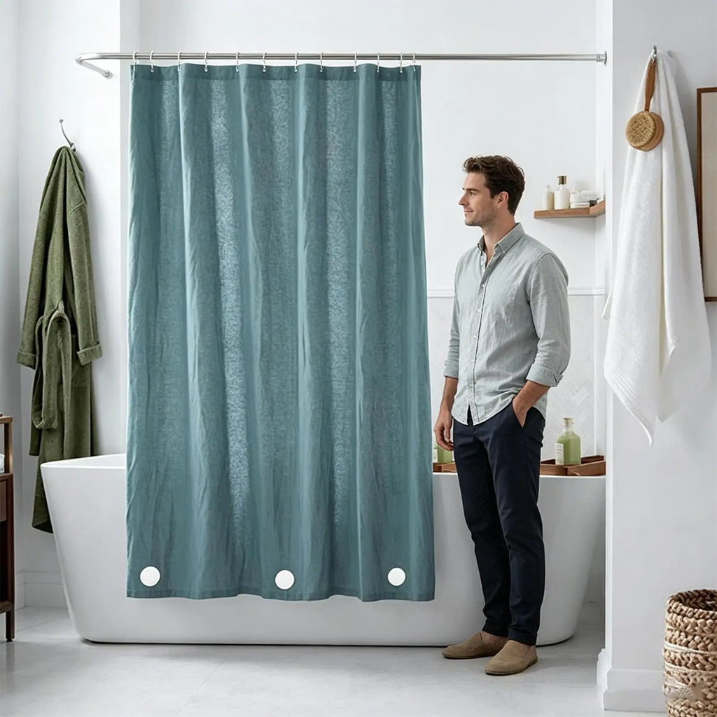 Shower Curtains Magnets Weights 8 Flag Supplies Household Drapery