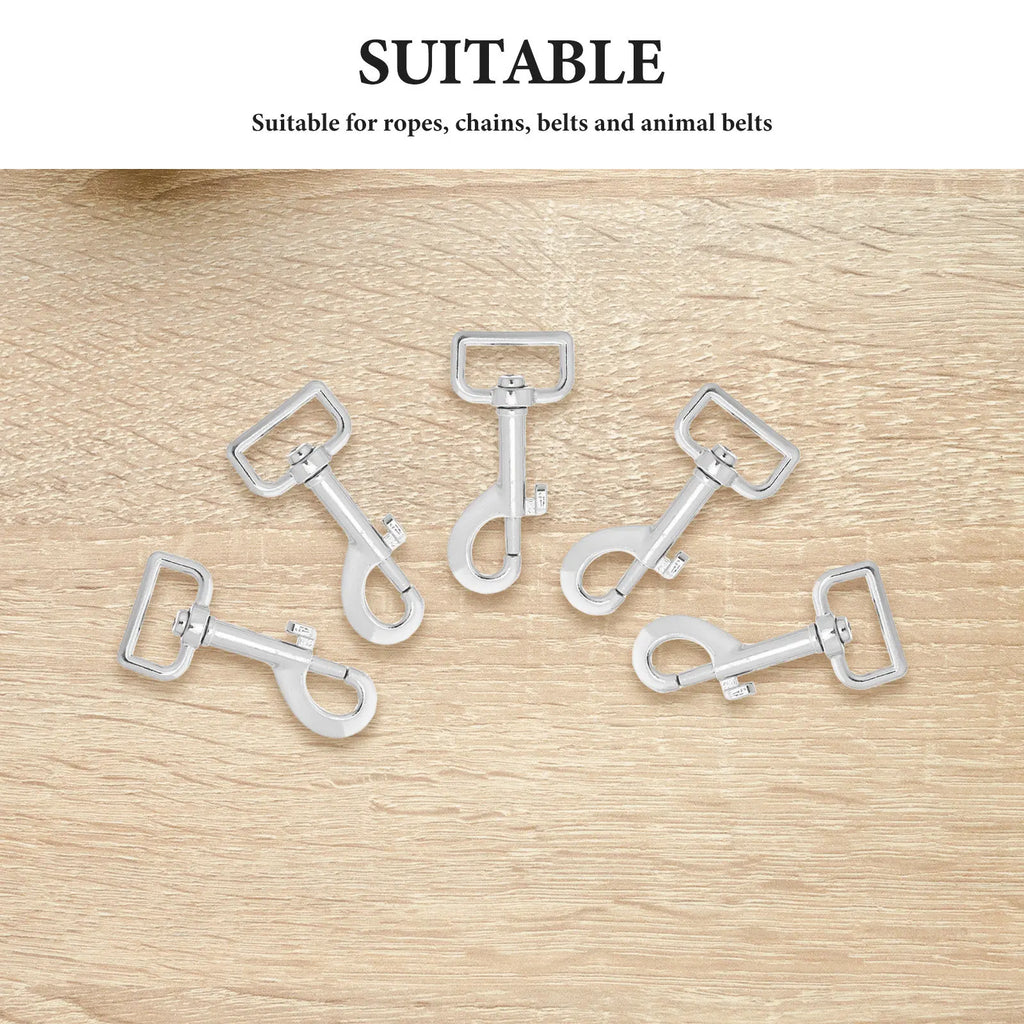 Rustproof Bolt Leash Buckle Clips Strength Stainless Steel Snap Hooks