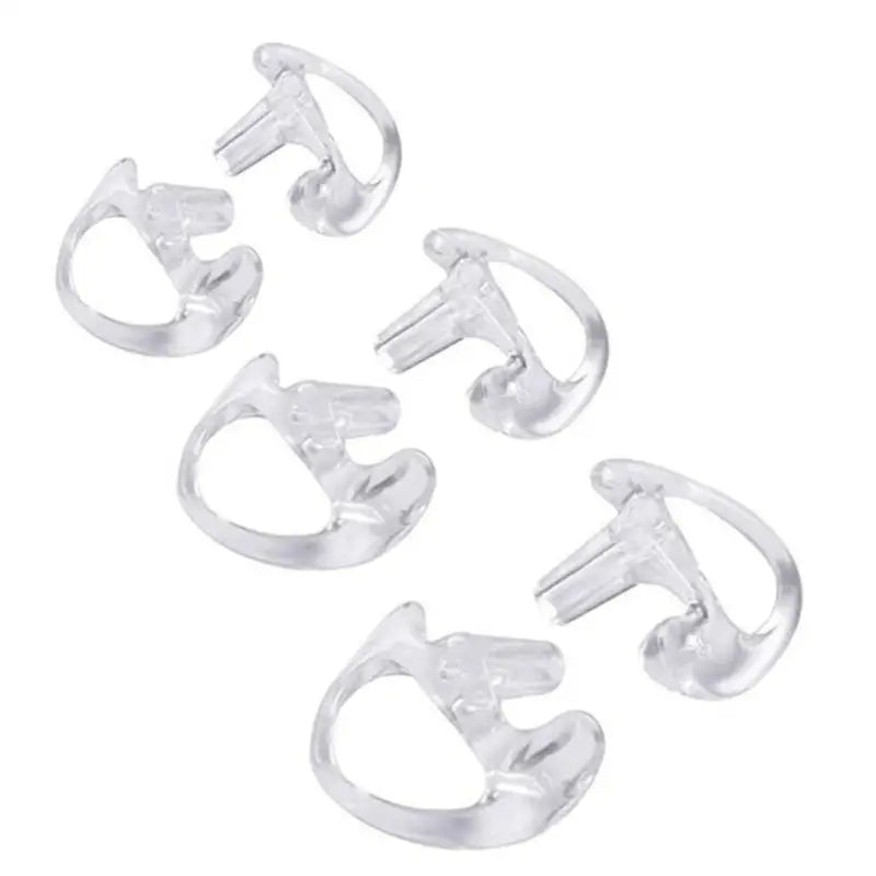 652F 3 Pairs Earmold for Two Way Radio Acoustic Coil Tube Earpiece - Open Ear Insert Zpaxo for TP CN