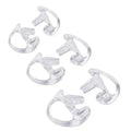 652F 3 Pairs Earmold Two Way Radio Acoustic Coil Tube Earpiece Open Zpaxo for TP CN