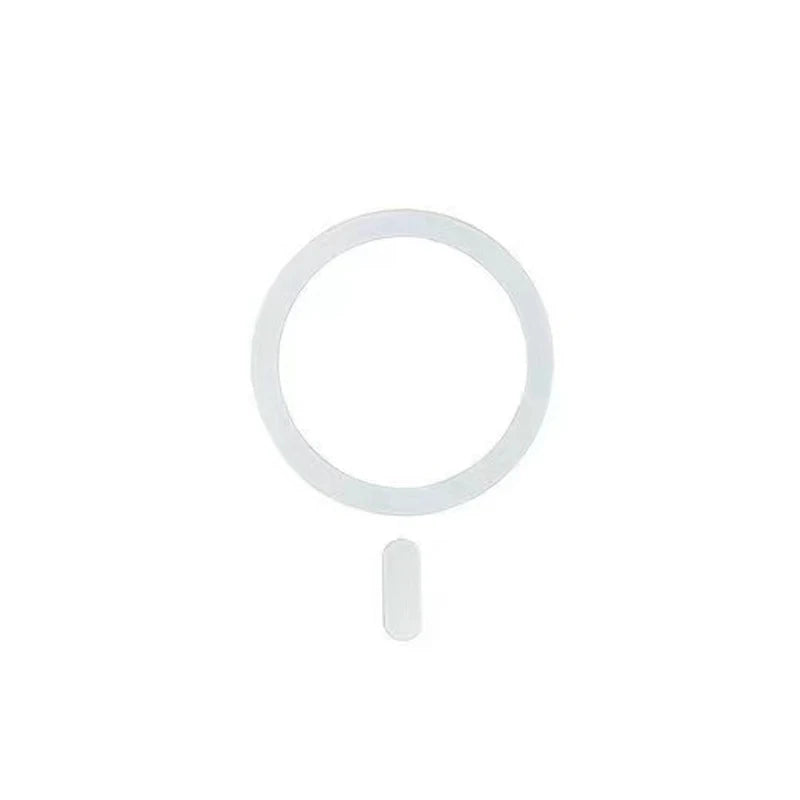 MagSafe Magnetic Metal Plate Ring – Universal Car Holder Sticker Magnetic Phone Mount Plate Zpaxo 1PC White