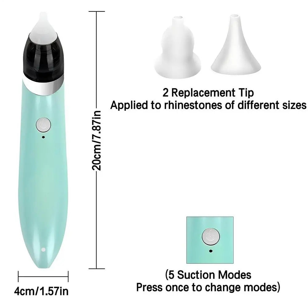 Gem Painting Pen No Wax Rhinestone Painting Tools Craft Accessories Precision Paint Tools for Women Holiday Handcraft Zpaxo Green