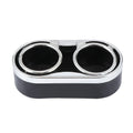 Dual Hole Universal Auto Drink Bottle Holders Cup Holder Adhesive Zpaxo black