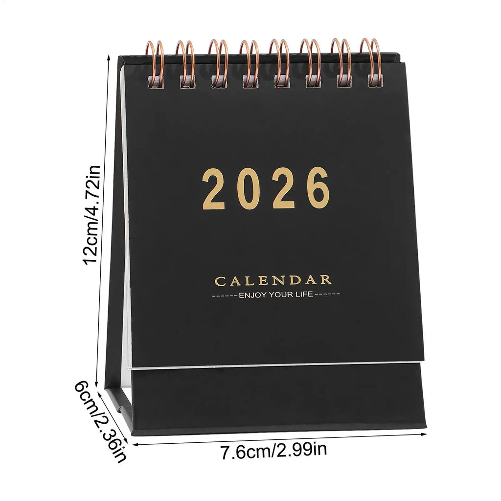 2026 Mini Desk Calendar Small Office Desktop Planner Daily Schedule