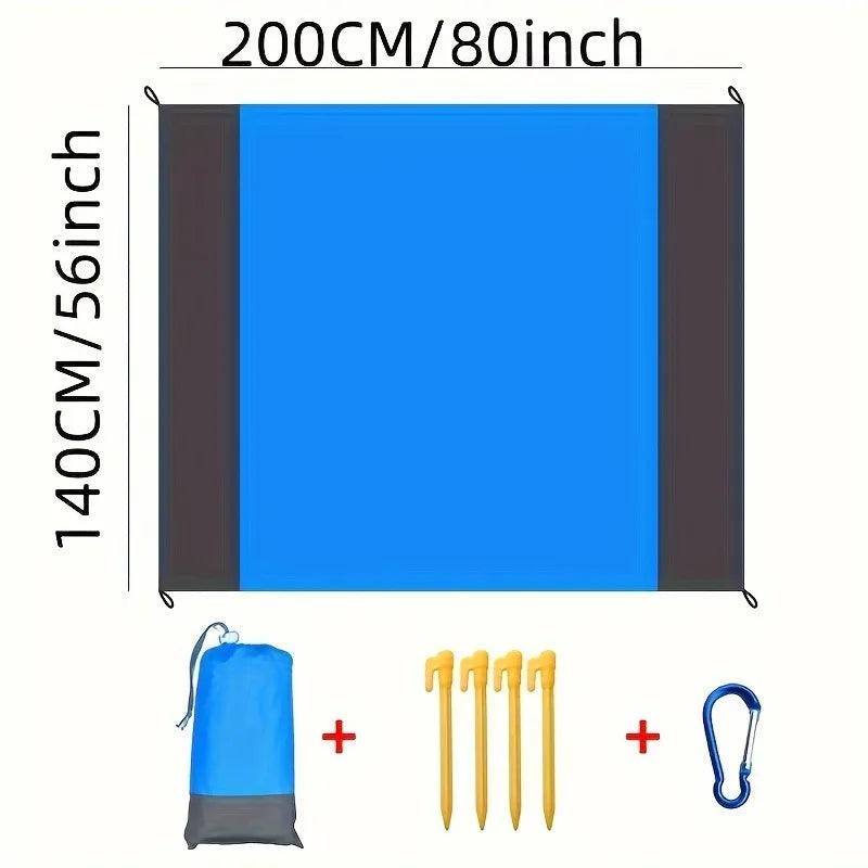 Extra-large Durable Polyester Beach Blanket Lightweight Sandproof Mat