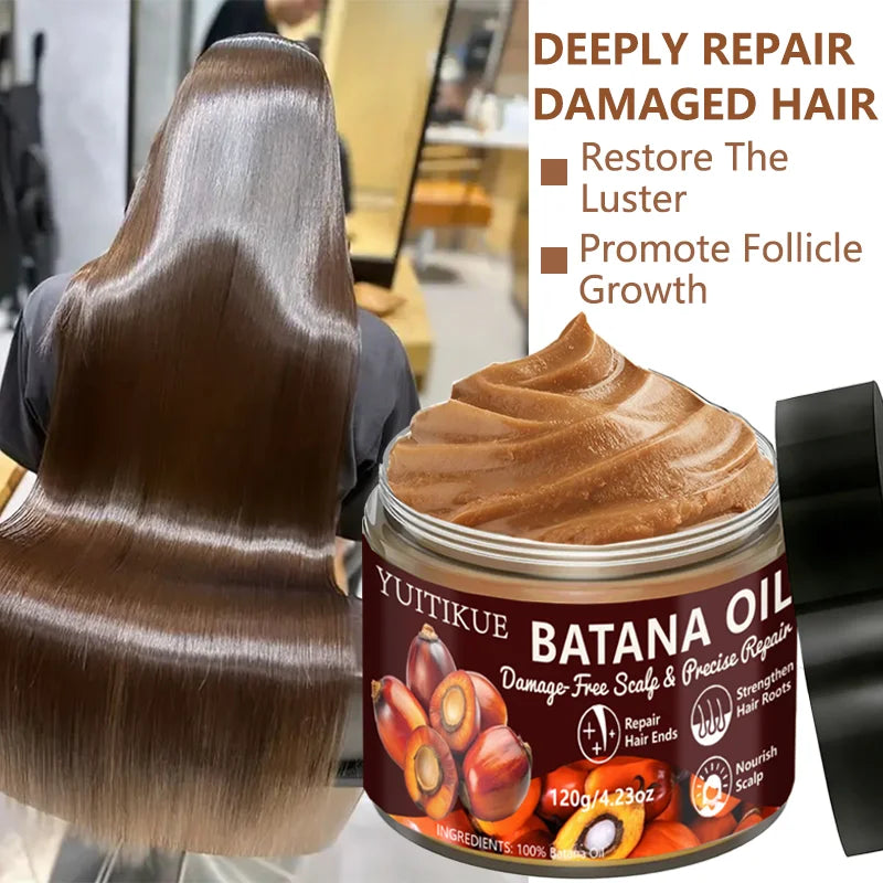 YUITIKUE Batana Oil Hair Cream – Moisturize & Revitalize Hair Hair Conditioning Cream Zpaxo