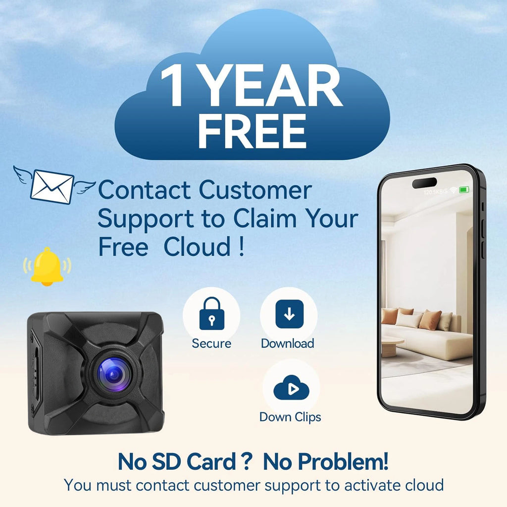 4K Wireless Mini Wifi Security HD Camera Monitoring Detection