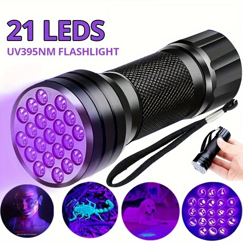 UV Blacklight Flashlight – 9/12/21 LED Ultraviolet Torch