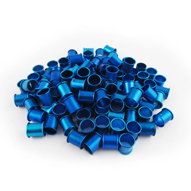 Pigeons Rings Aluminium Ring Identification Pigeon Foot Supplies Bird Zpaxo Blue