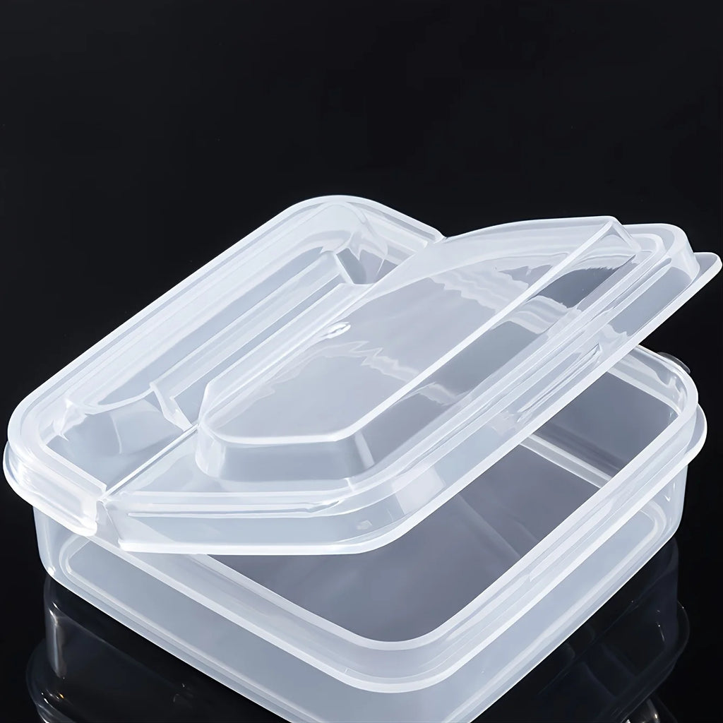 Plastic Refrigerator Storage Cheese Box Container Butter Block Slice
