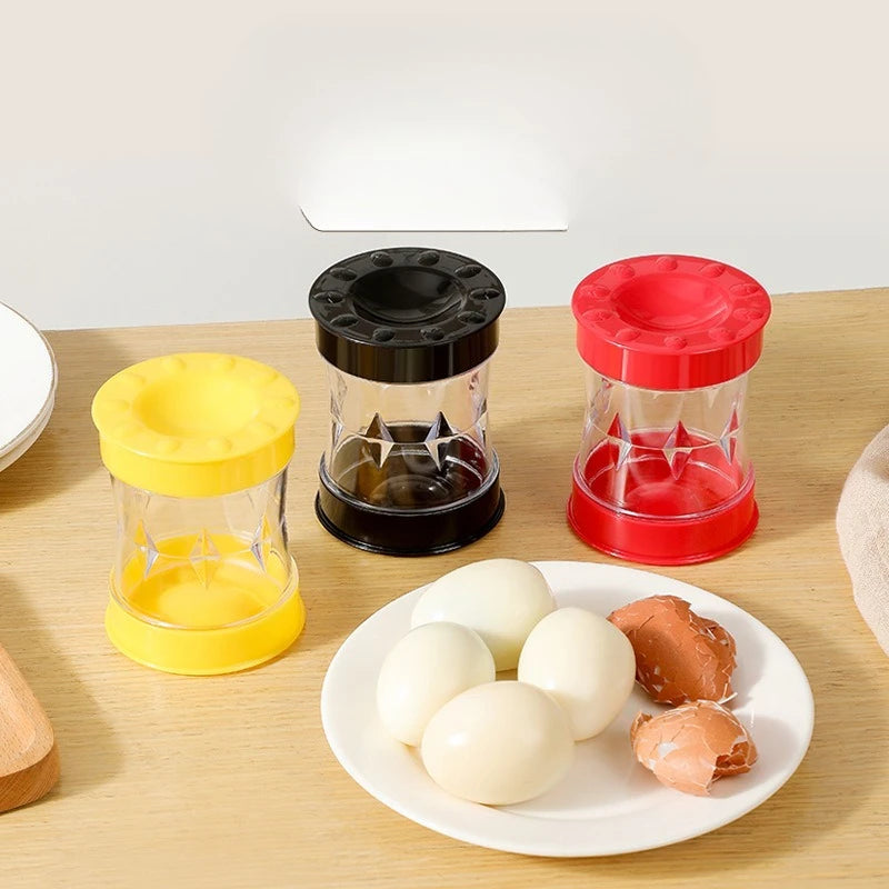 Hot Hand-cranked Automatic Egg Sheller 1pc New Household Shell Peeling Machine Egg Opener Tool Fully Automatic Small Tool Zpaxo
